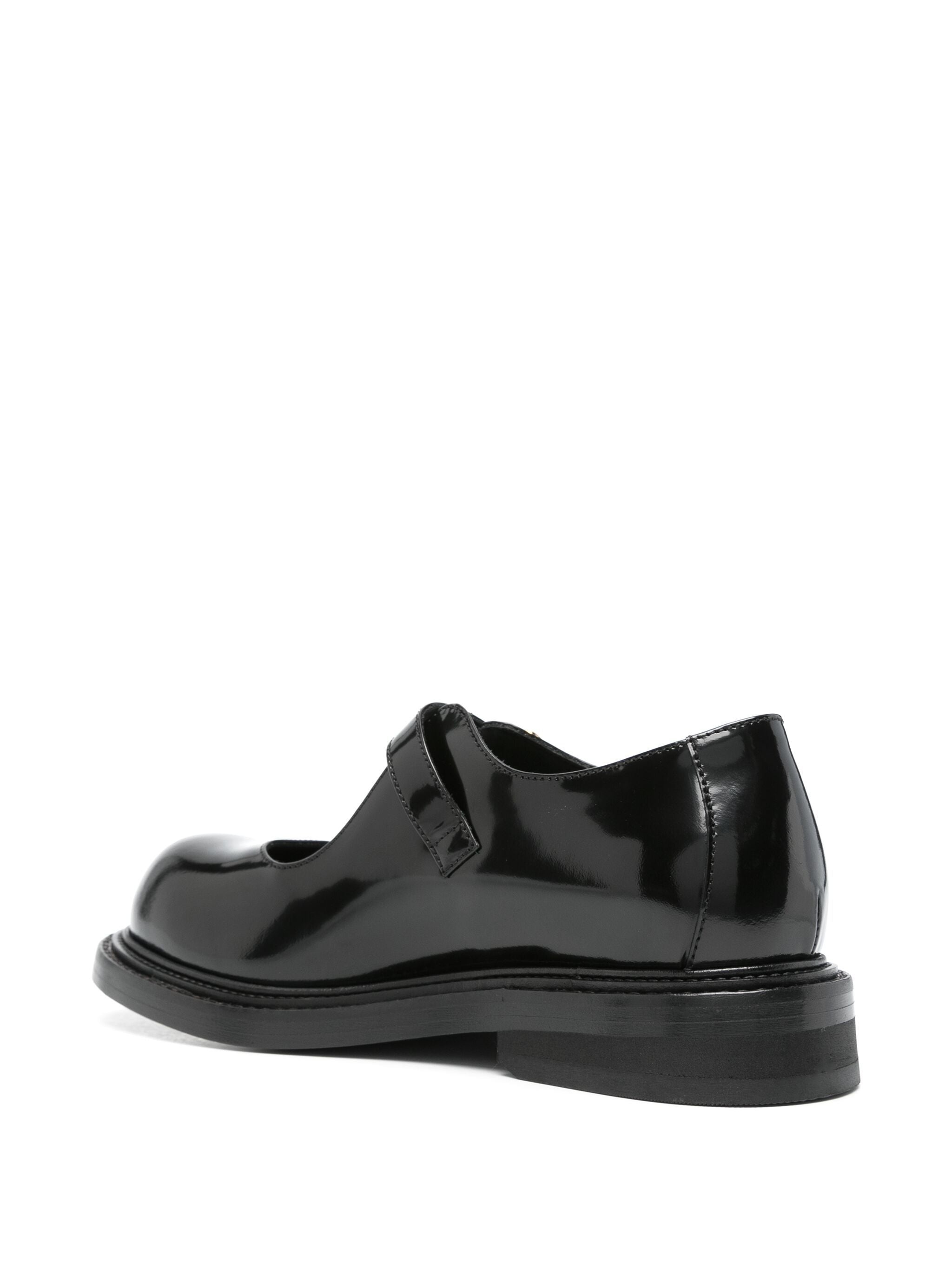 Leather Mary Jane Flats - 2