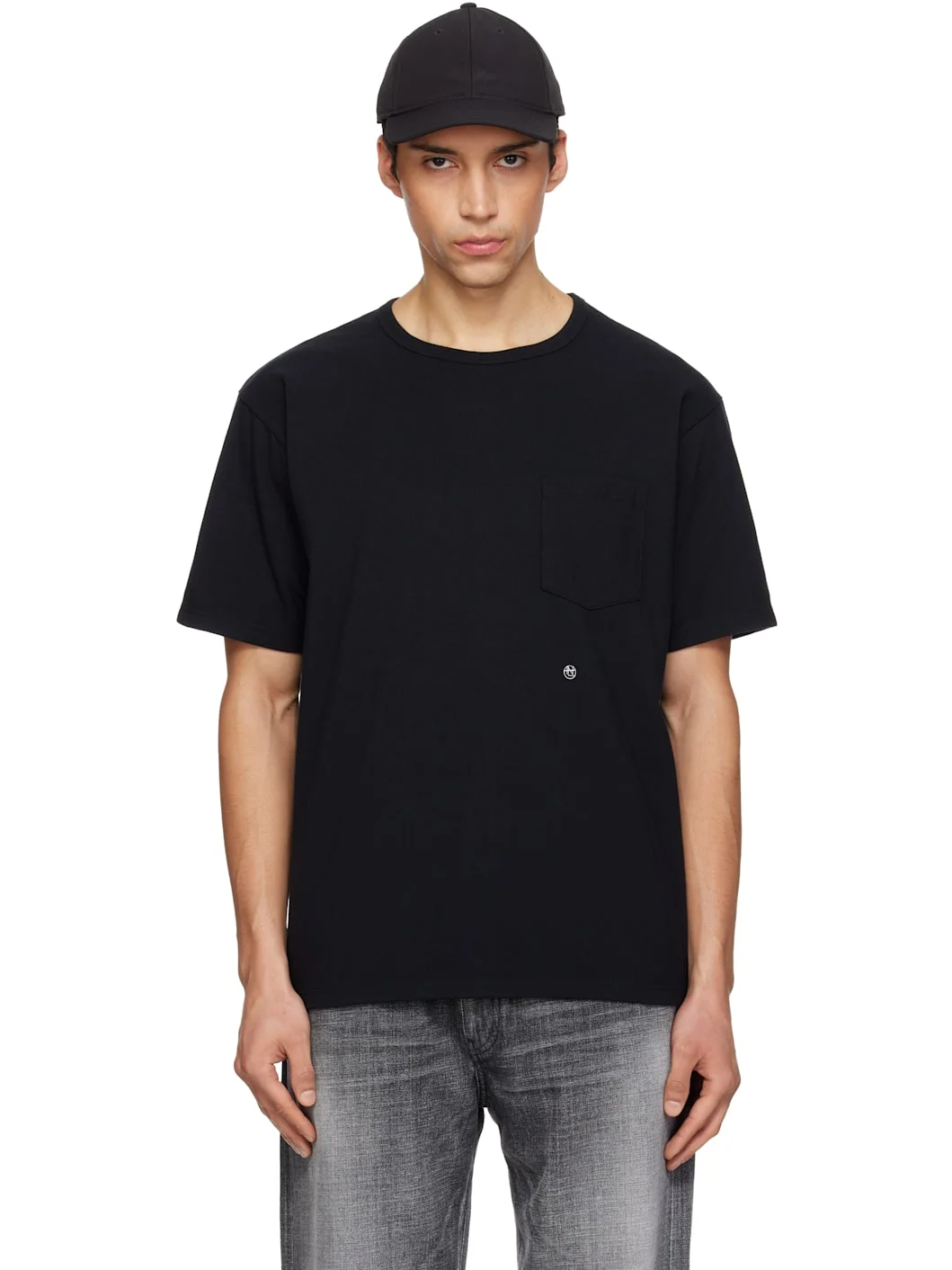 Black COOLMAX Jersey Pocket T-shirt - 1
