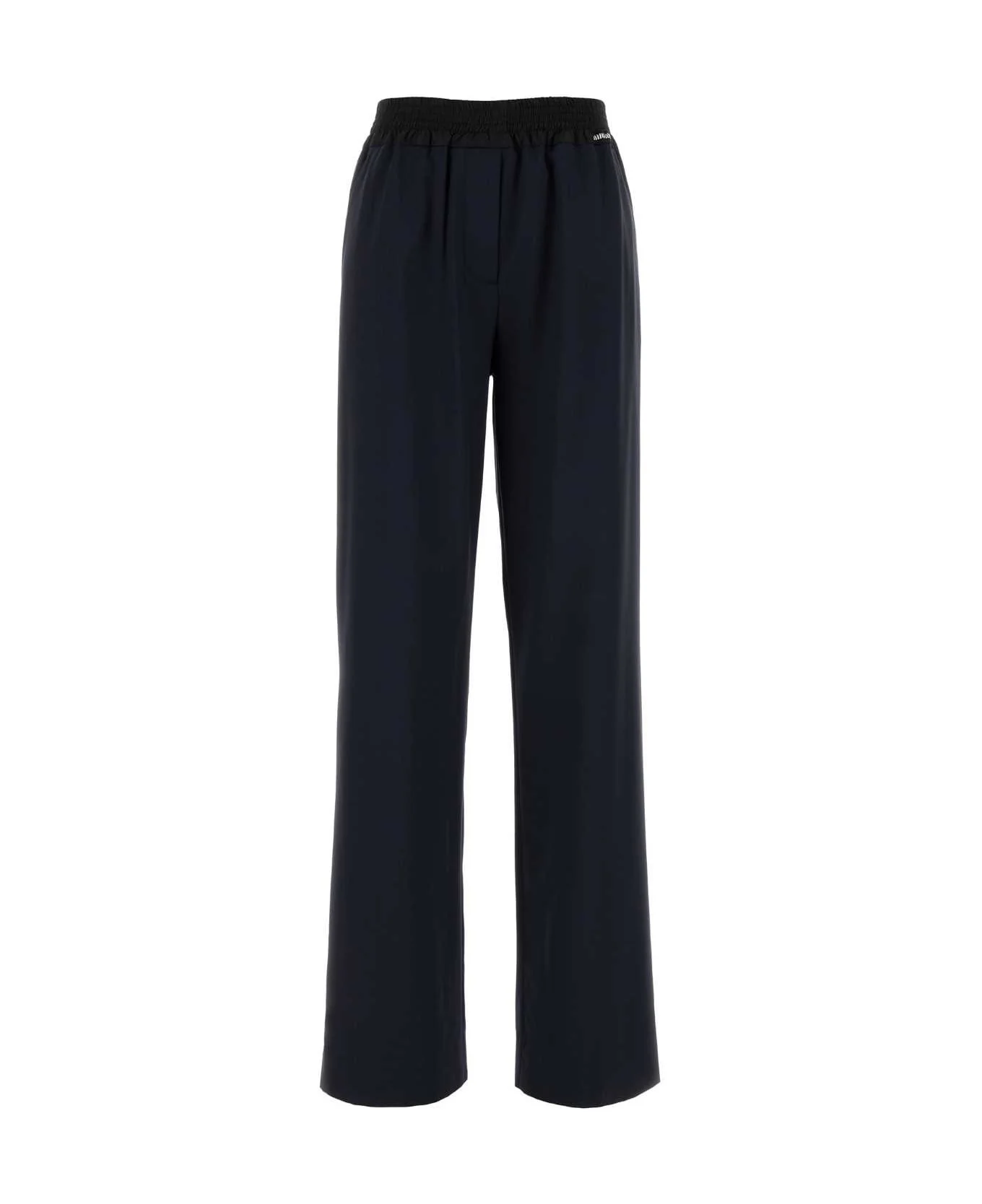 Navy Blue Wool Pant - 1