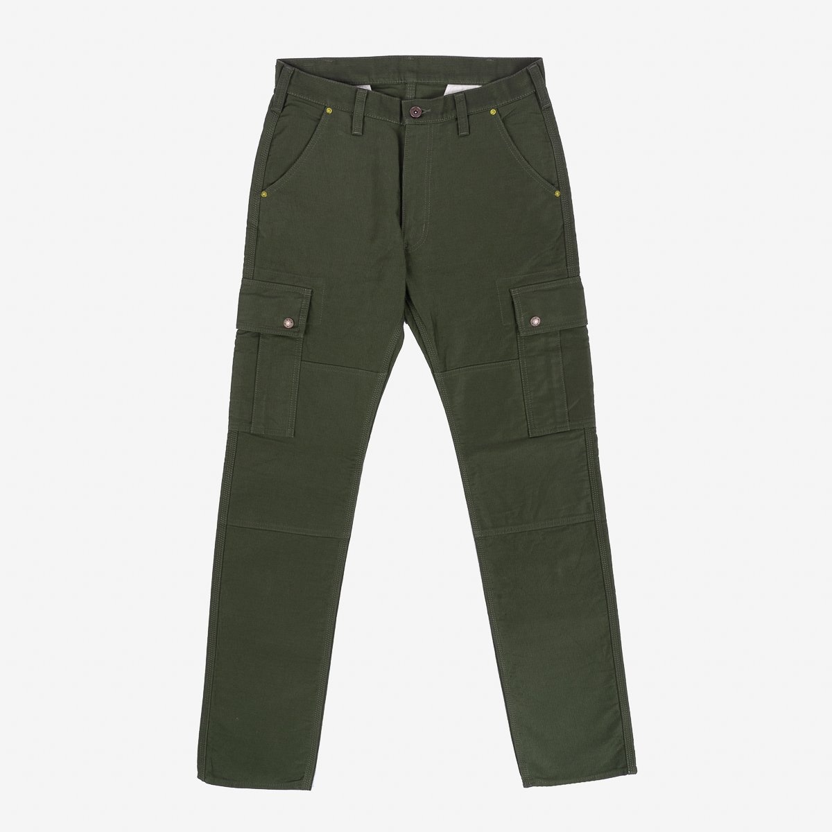 IHDR-502-ODG 12oz Cotton Whipcord Cargo Pants - Olive - 1