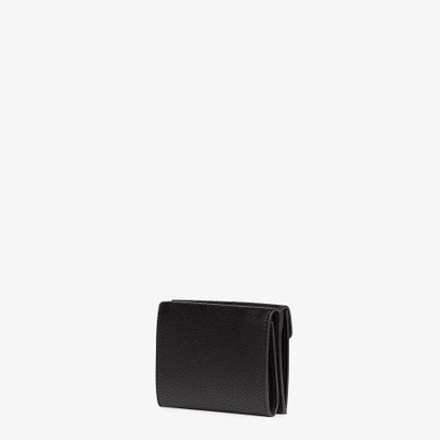 FENDI Black leather wallet outlook