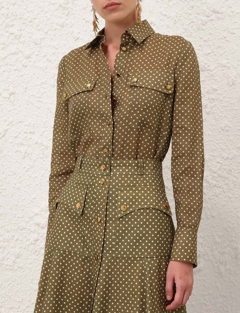 Zimmermann LUNA CARGO SHIRT outlook