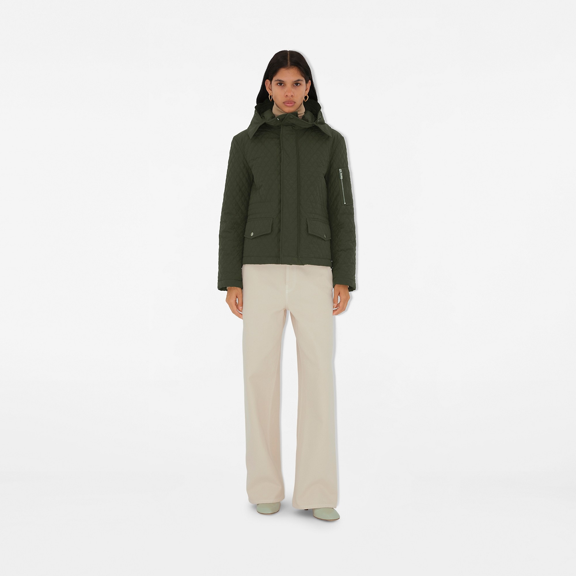 Quilted Cotton Blend Jacket - 5