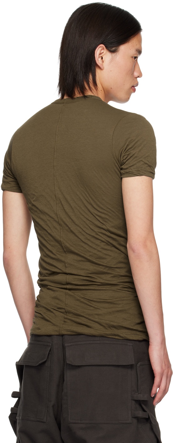 Rick Owens Khaki Porterville Double T-Shirt | REVERSIBLE