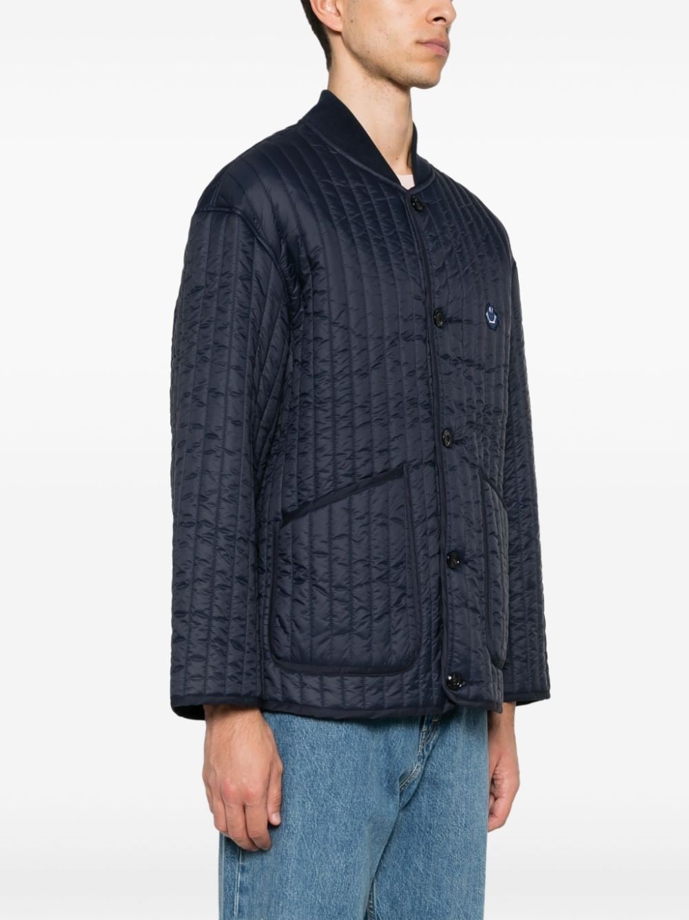 patch-detail bomber jacket - 3