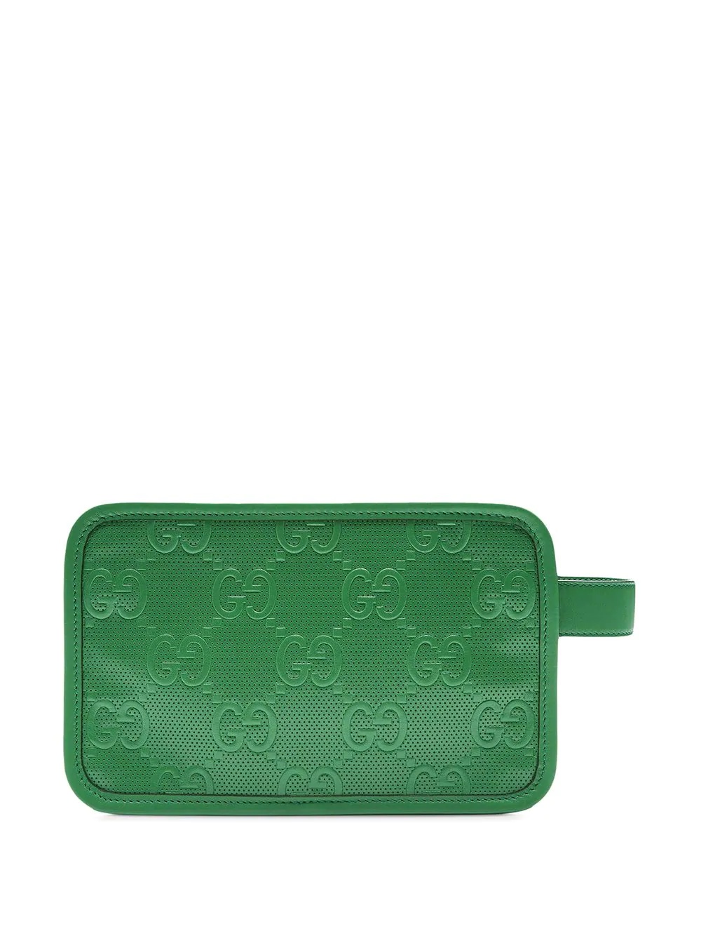 monogram-embossed wash bag - 3