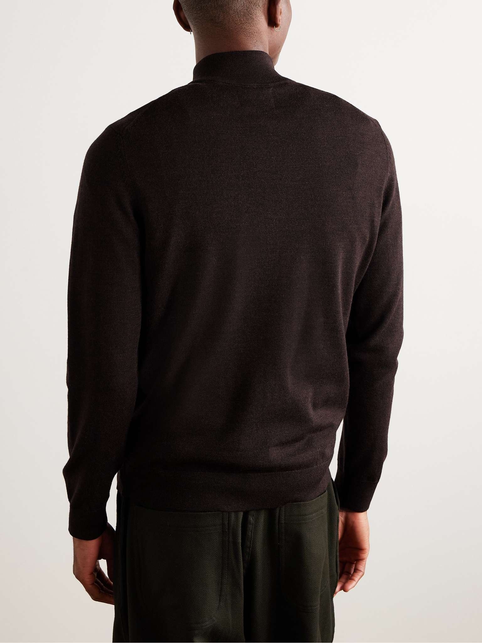 Sergio 6605 Wool Half-Zip Sweater - 3