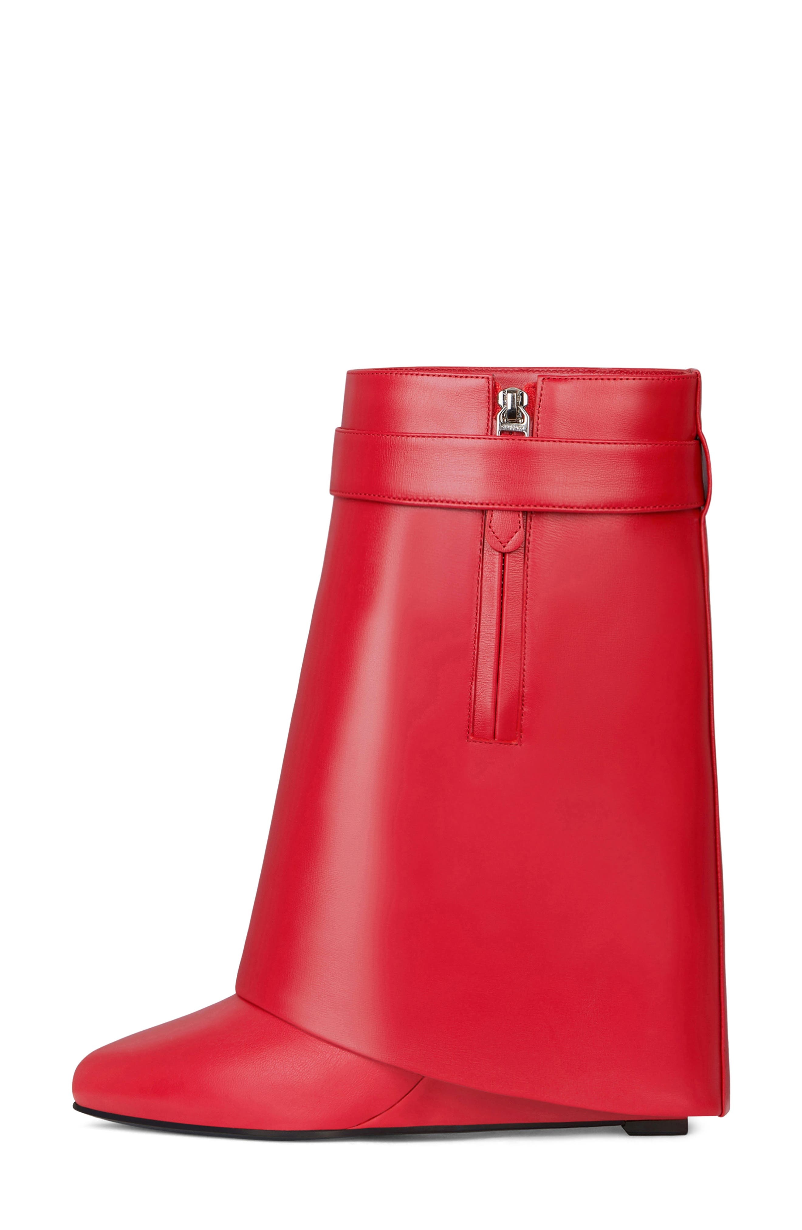Givenchy Shark Lock Bootie in Red at Nordstrom - 5