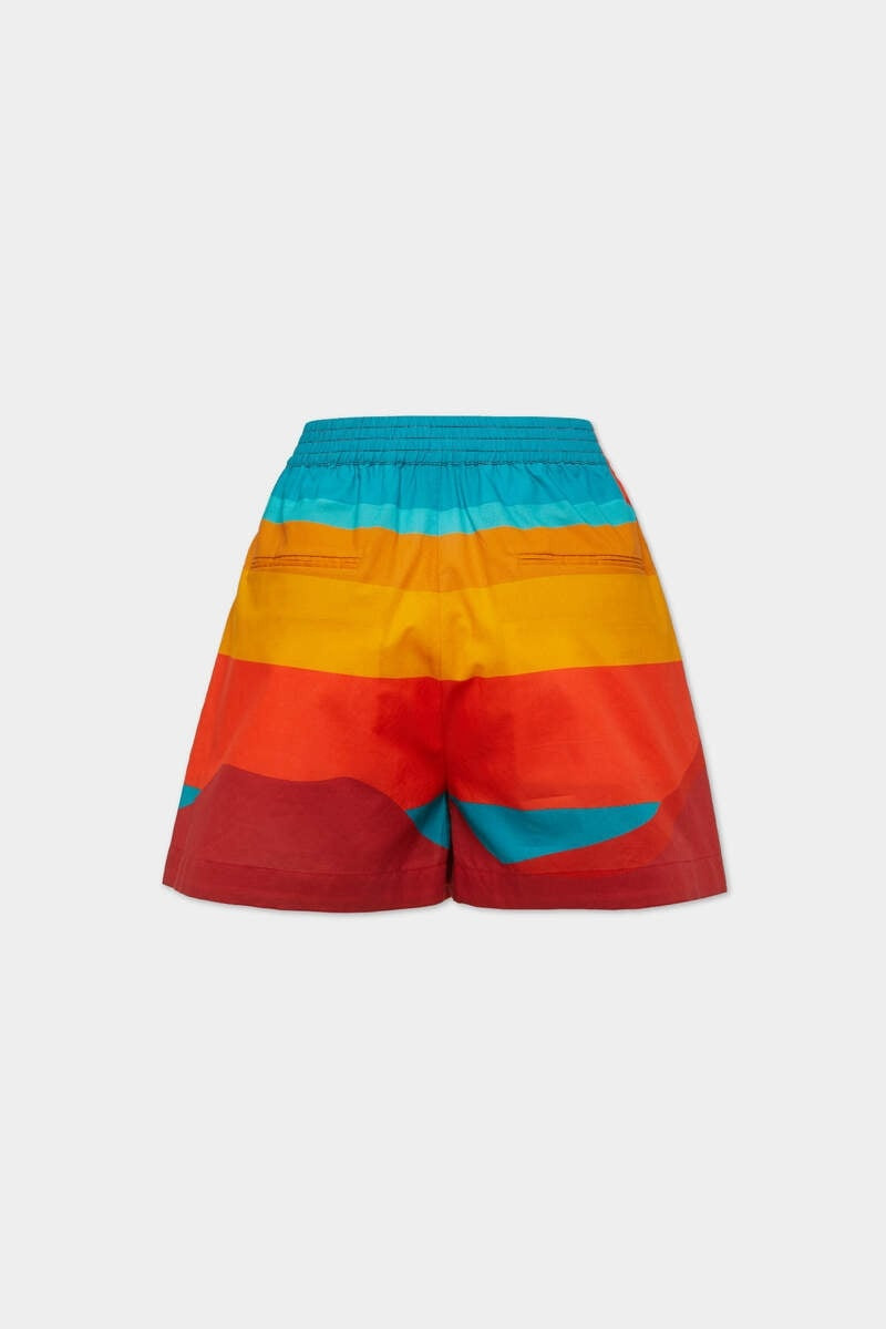 DSQUARED2 SUMMER LOVERS SUNSET BAGGY SHORTS outlook