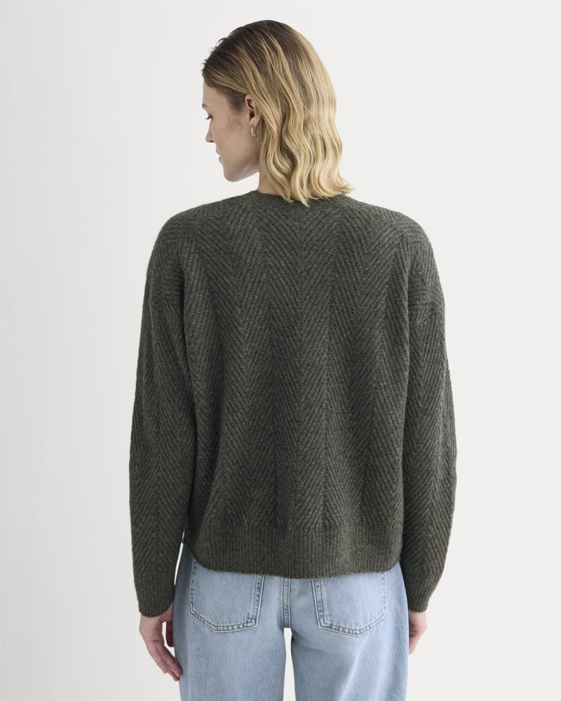 CASHMERE HERRINGBONE SWEATER 5