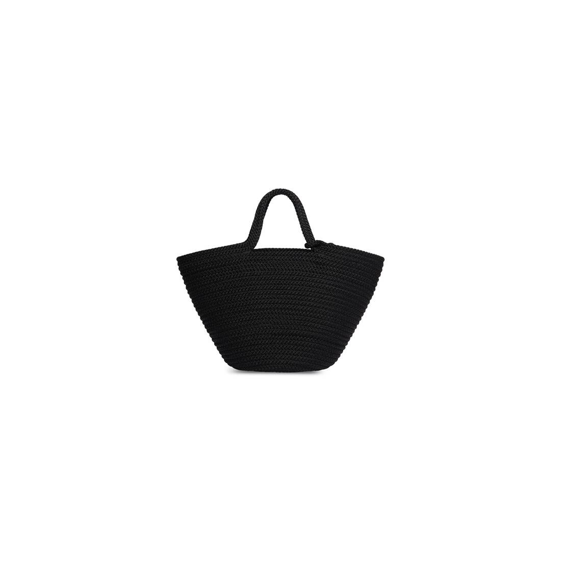 BALENCIAGA Women's Ibiza Medium Basket With Strap in Black