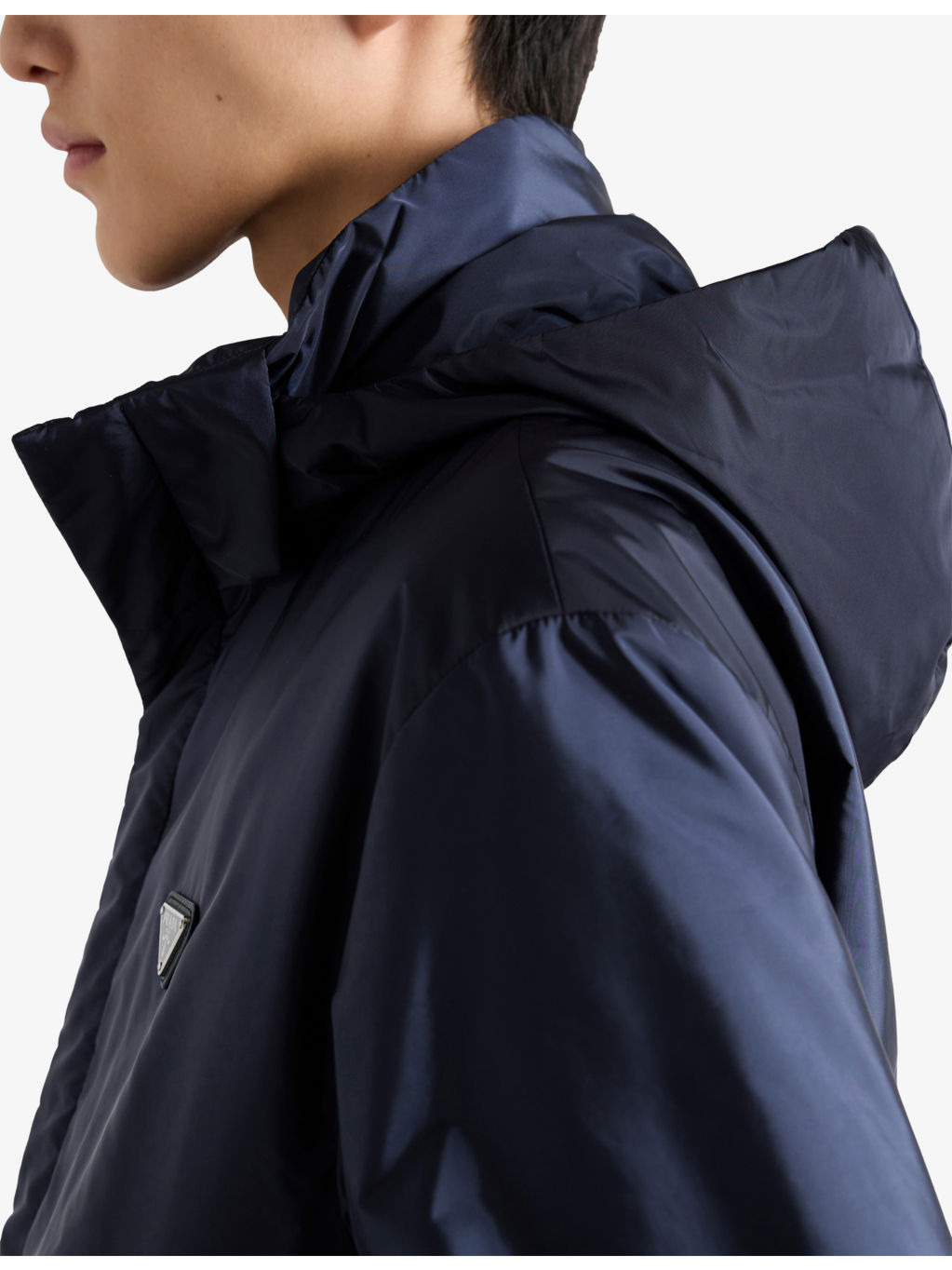 Enamelled-Logo Re-Nylon Bomber Jacket - 6