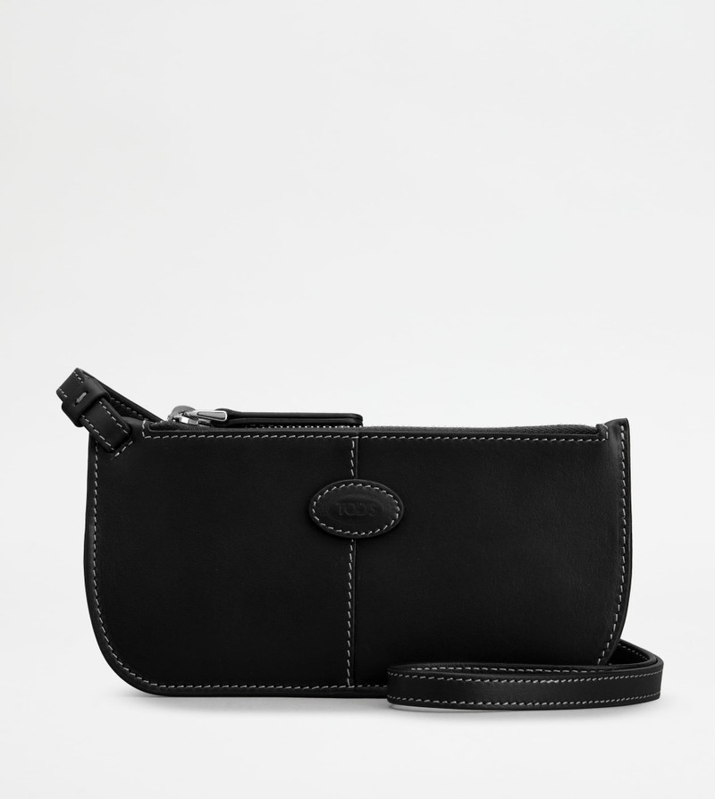 GLASSES CASE IN LEATHER - BLACK 1
