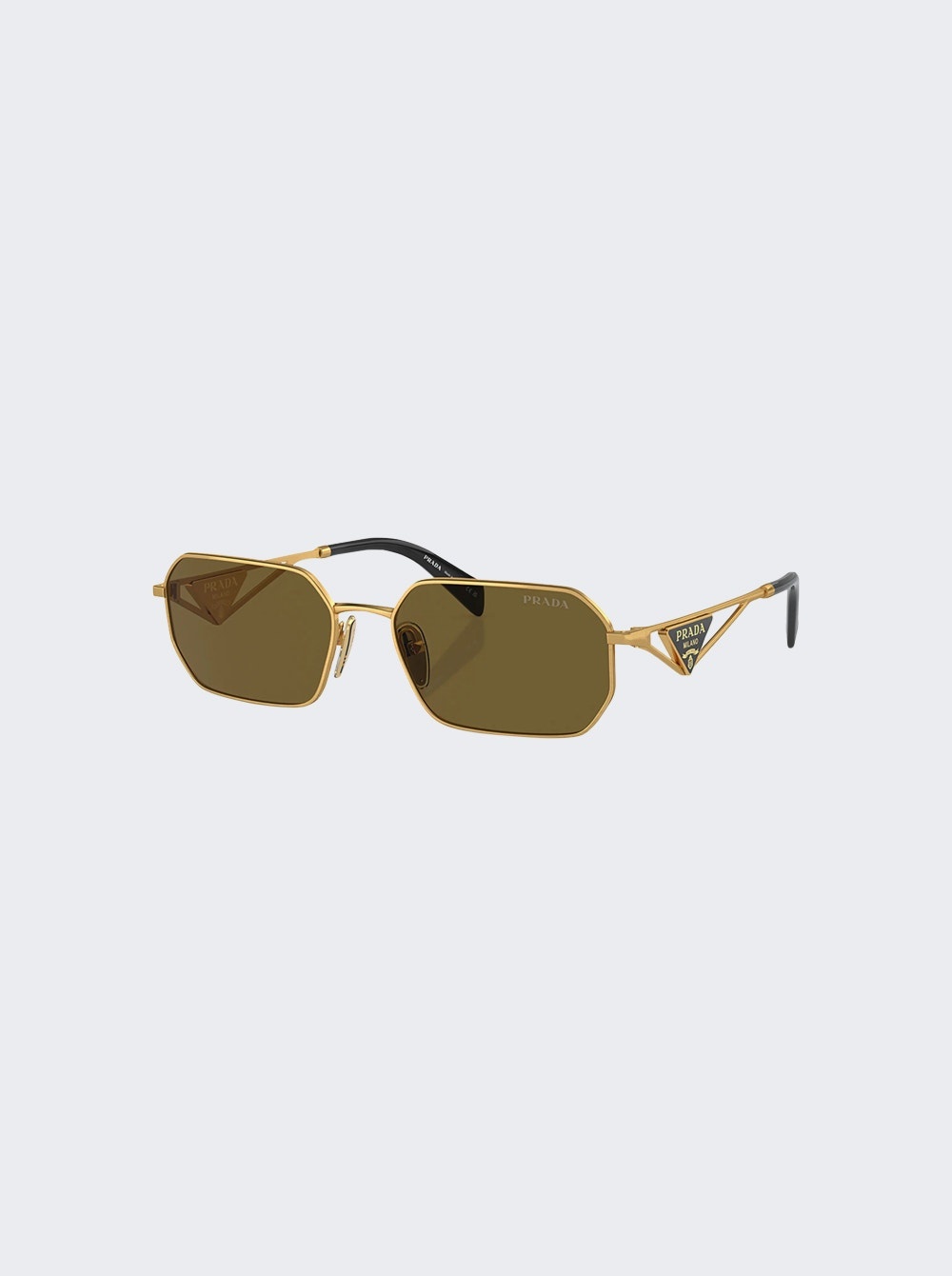 Loden Triangle Logo Sunglasses Gold - 2