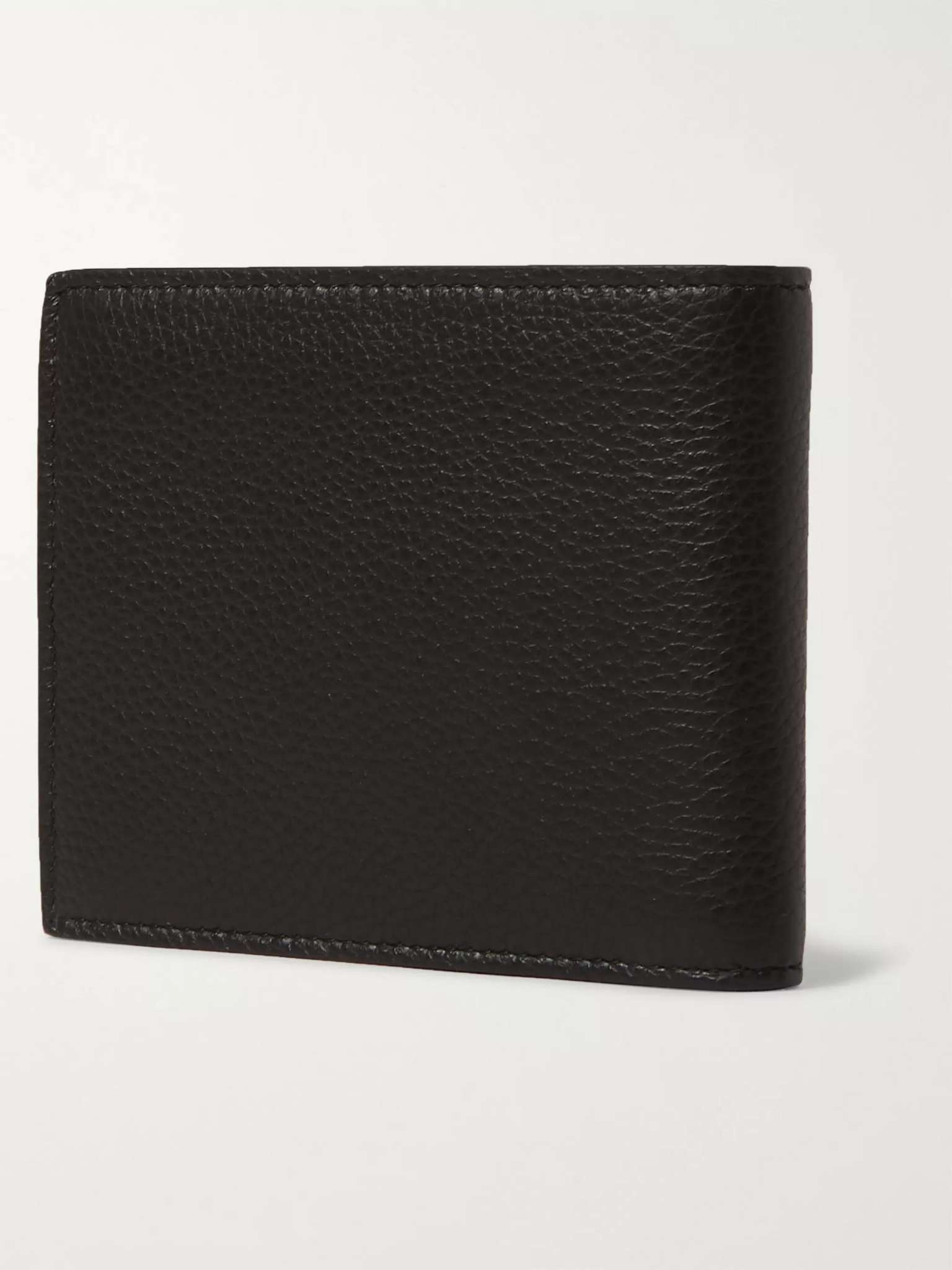 Logo-Debossed Leather and PU Billfold Wallet - 3