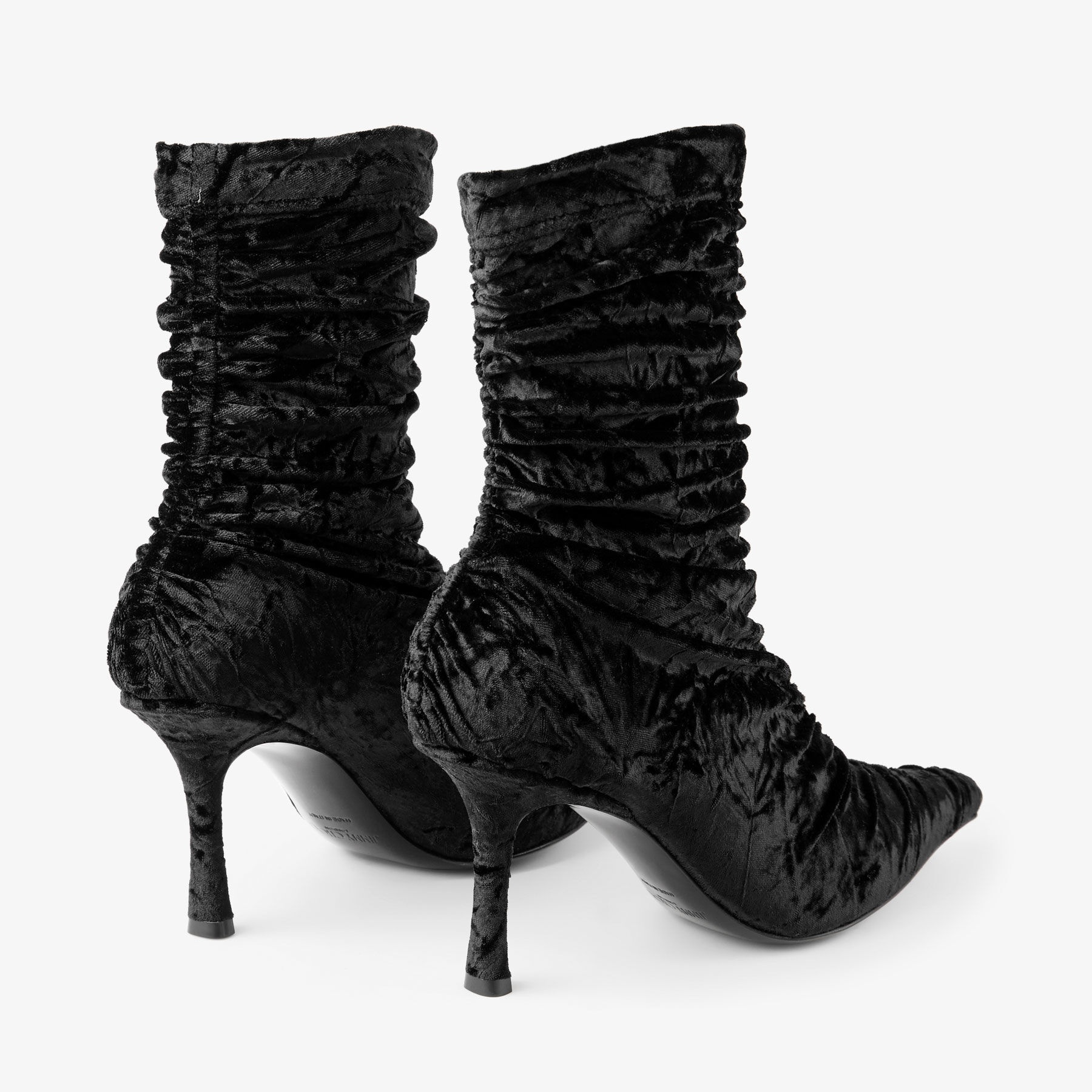 Lotta Ankle Boot 85
Black Velvet Ankle Boots - 4