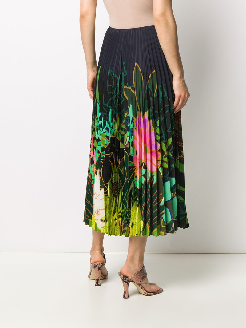pleated floral-print skirt 4