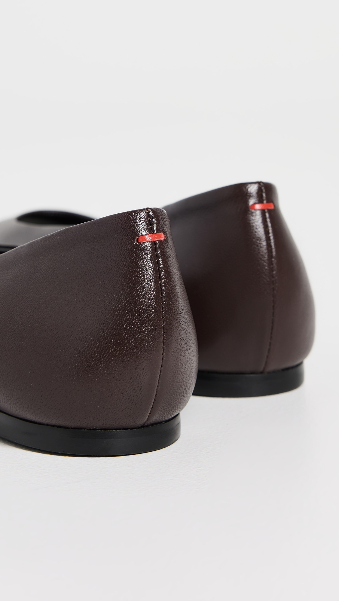Ellie Nappa Leather Moka Flats - 3