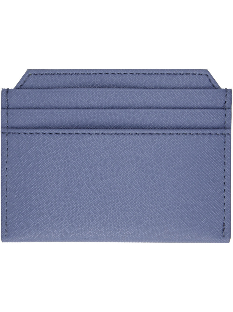 Vivienne Westwood Blue Slim Card Holder outlook