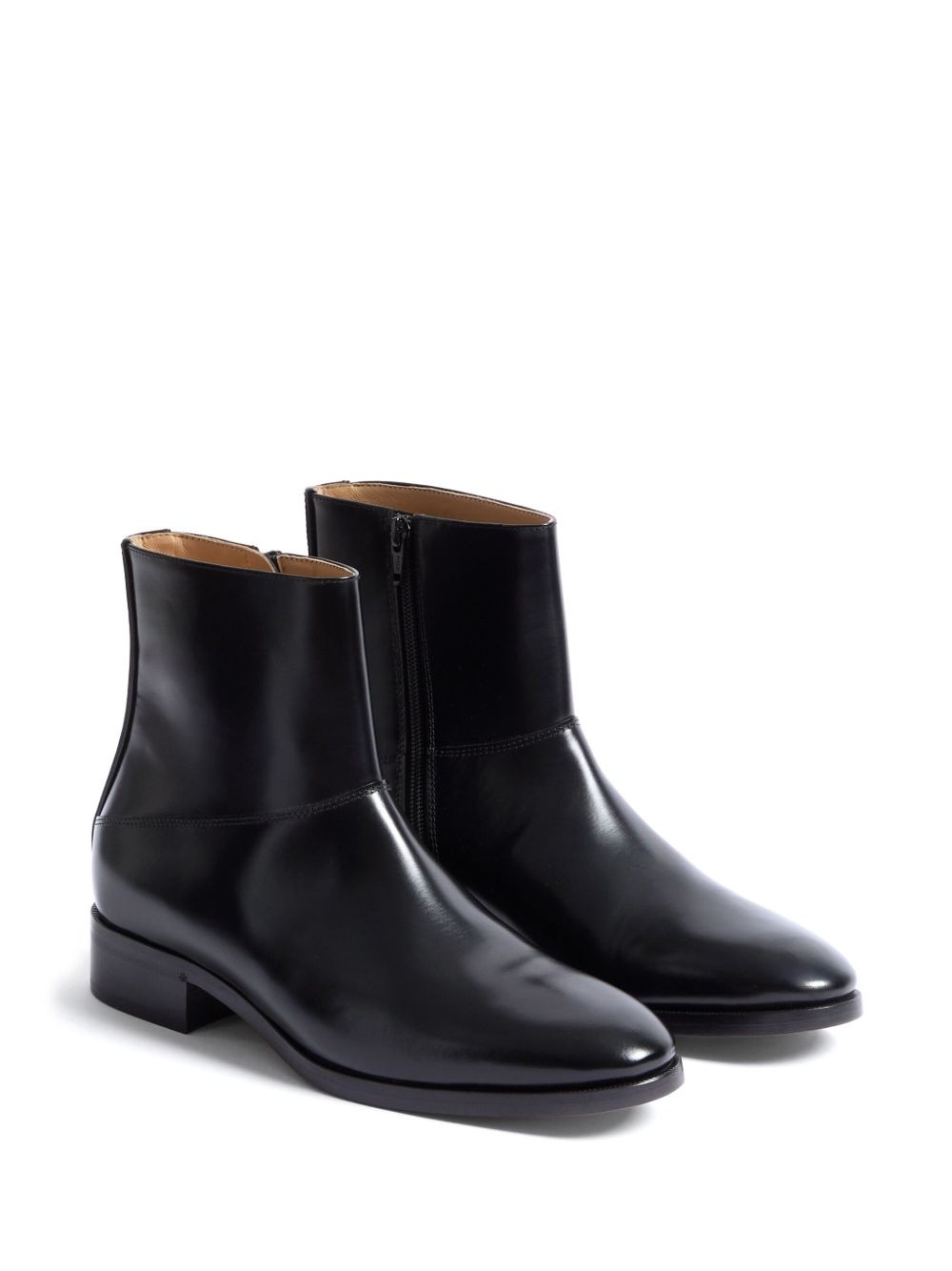 leather ankle boots - 2