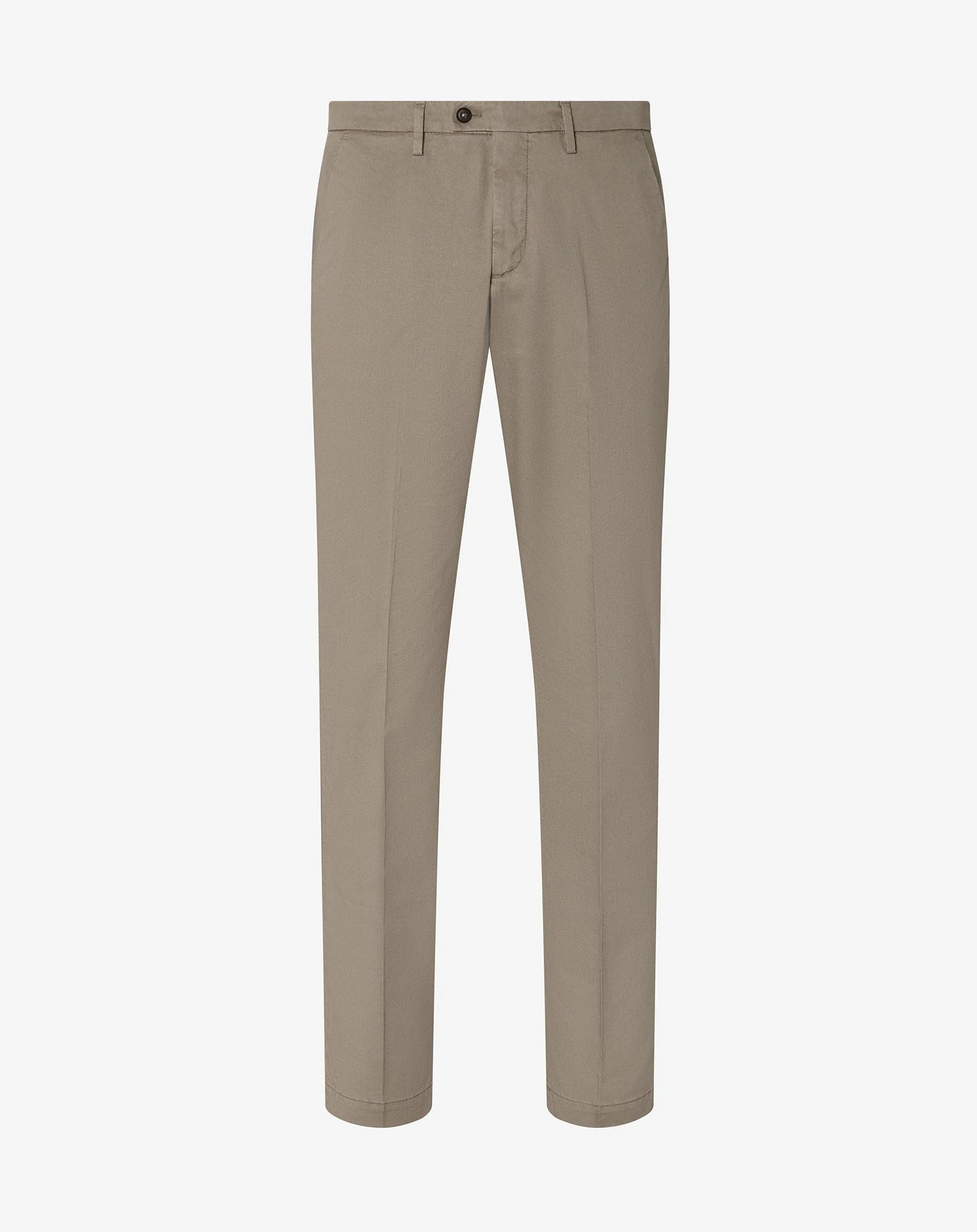 Beige stretch gabardine chinos - 1