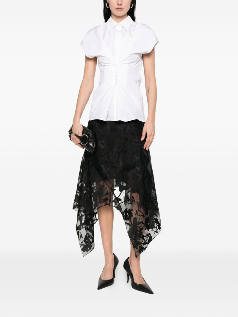 Alexander McQueen gathered short-sleeved shirt outlook