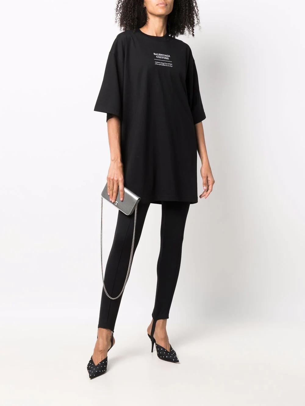 Couture-print oversized T-shirt - 3