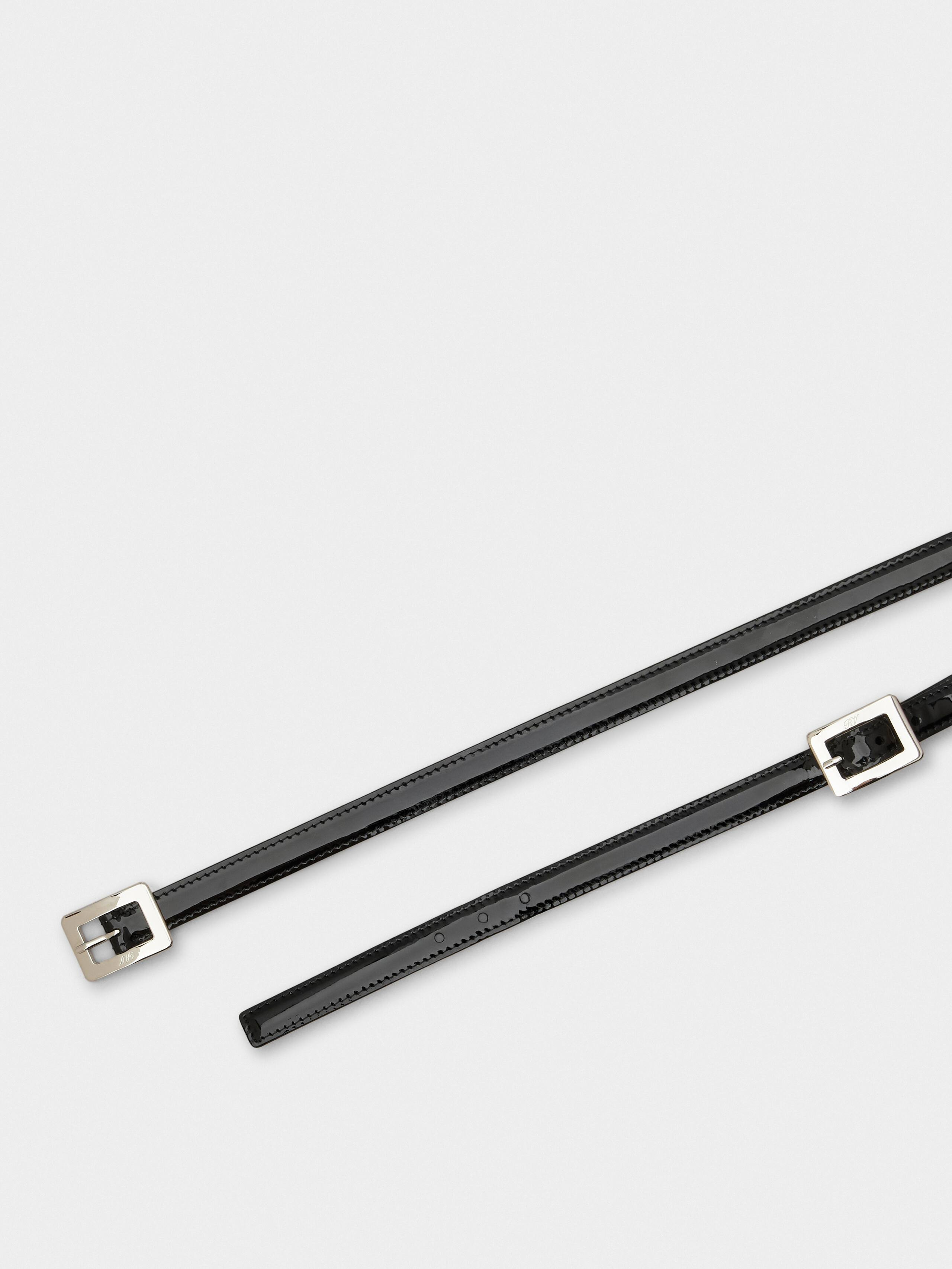 Belle Vivier Belt in patent leather - 2