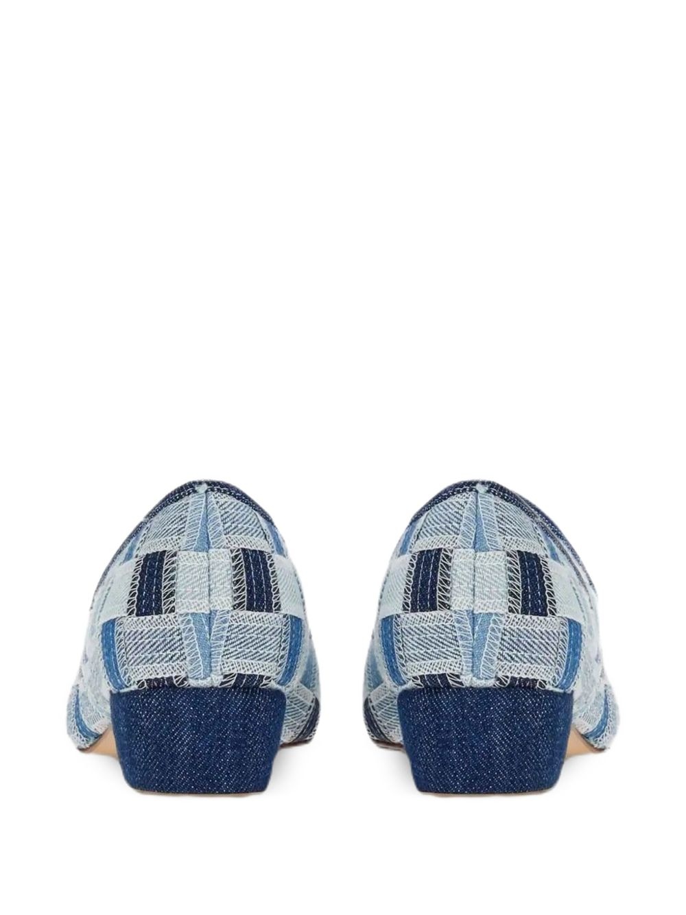 Varina checked block-heel pumps - 3
