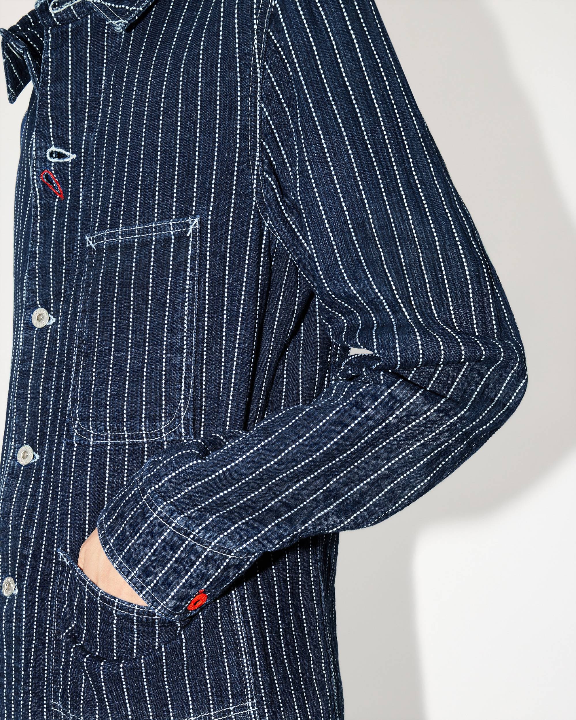 Straight denim workwear jacket - 8