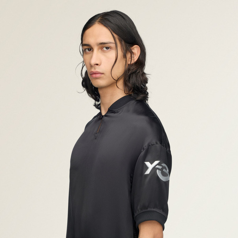 Y-3 LIQUID LOGO SATIN JERSEY 7