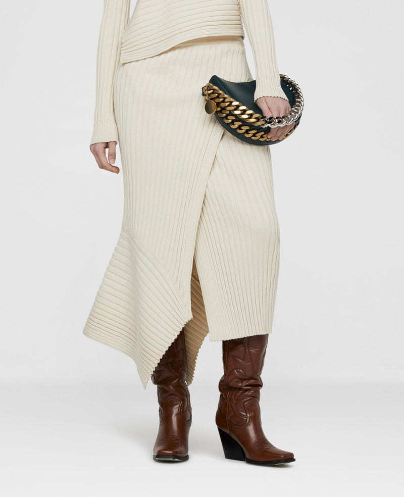 Ribbed Knit Cotton Skirt 4