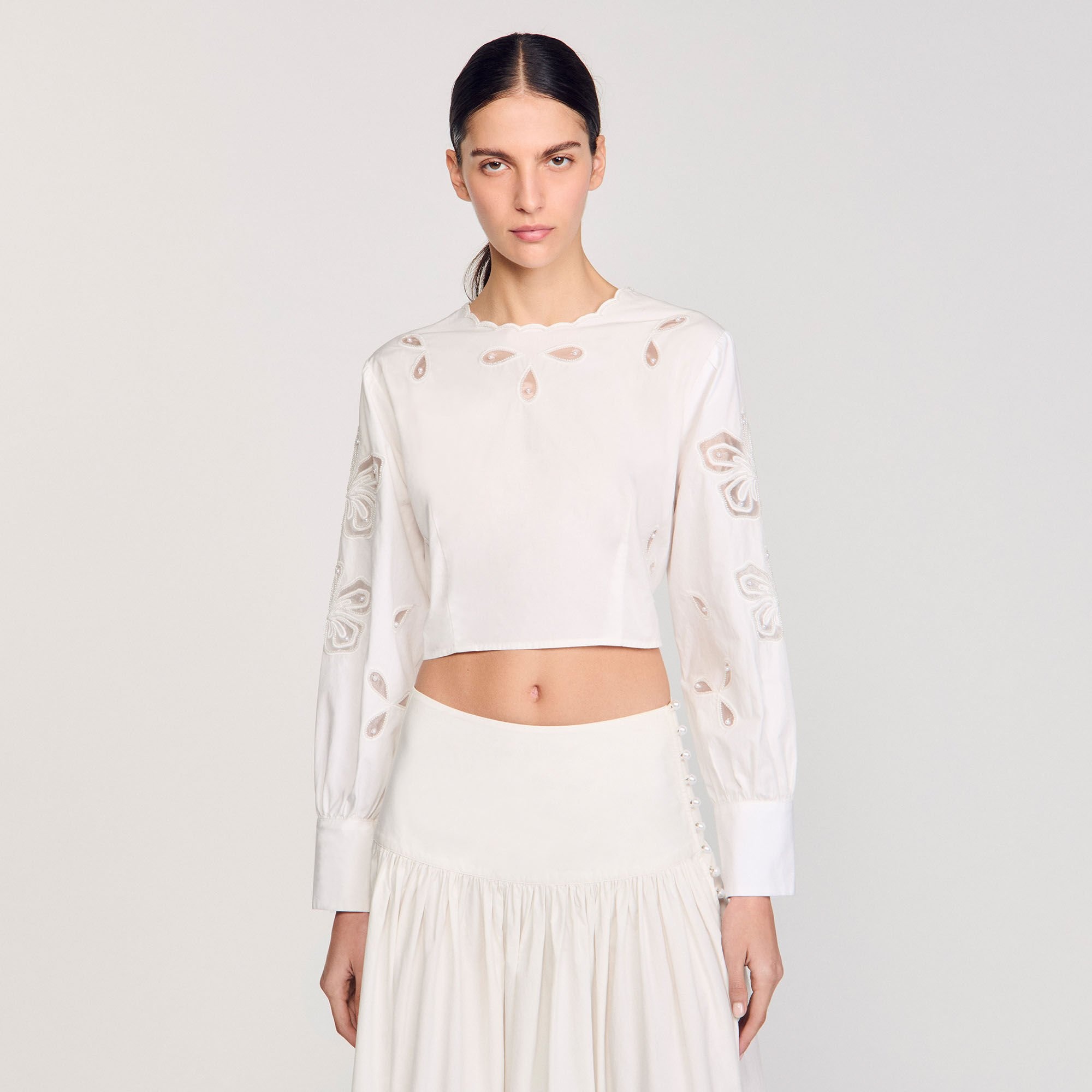 POPLIN CROP TOP - 4