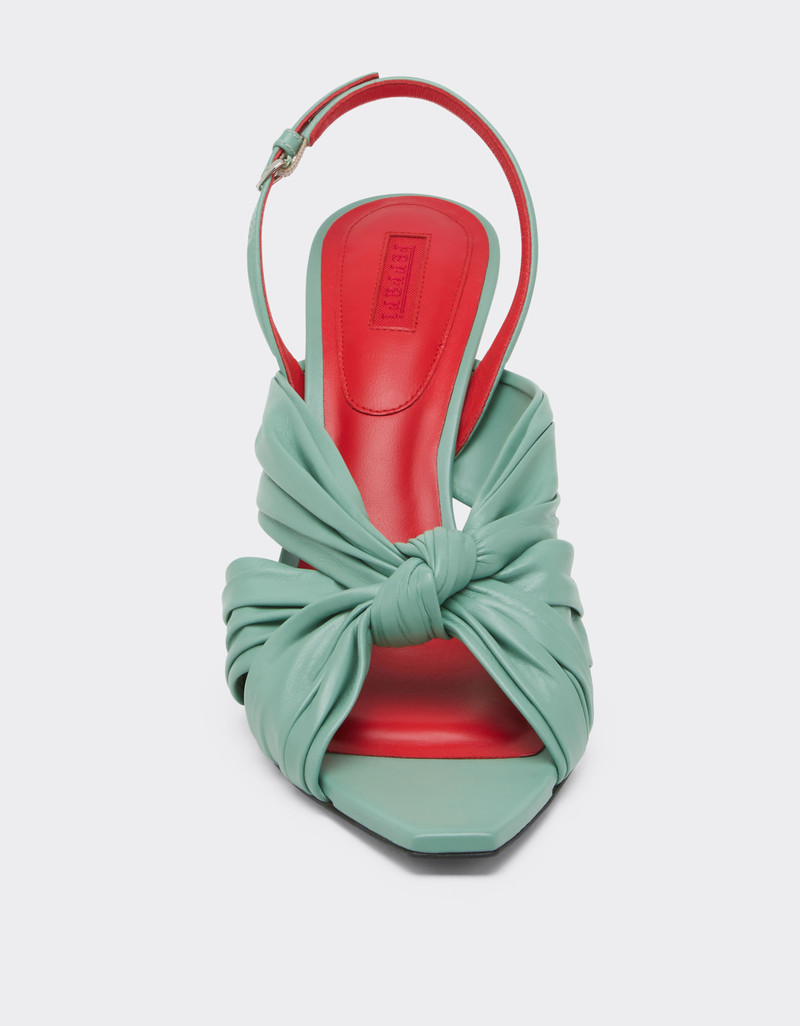 Leather slingback sandal 4