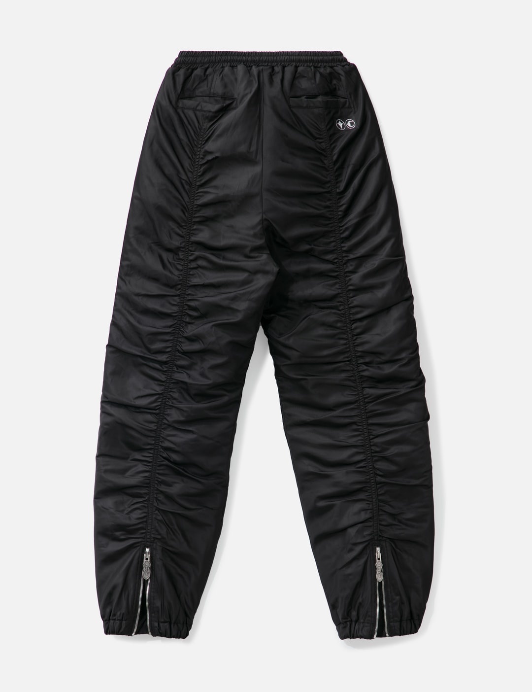 GATHERED NYLON JOGGER PANTS - 3