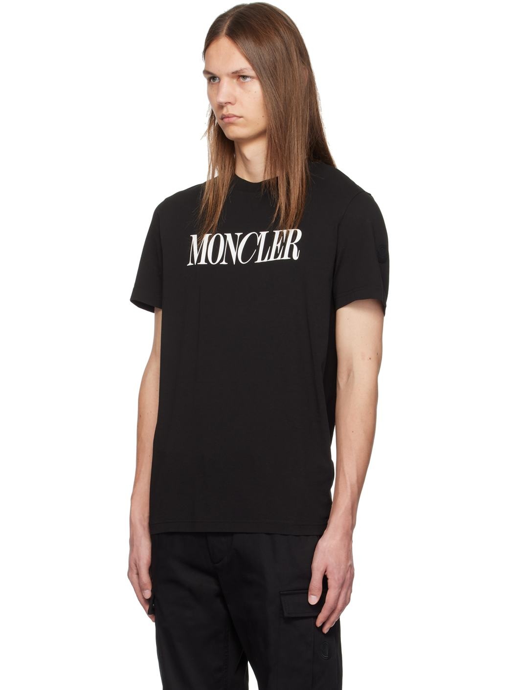 Black Logo-Printed T-Shirt - 4