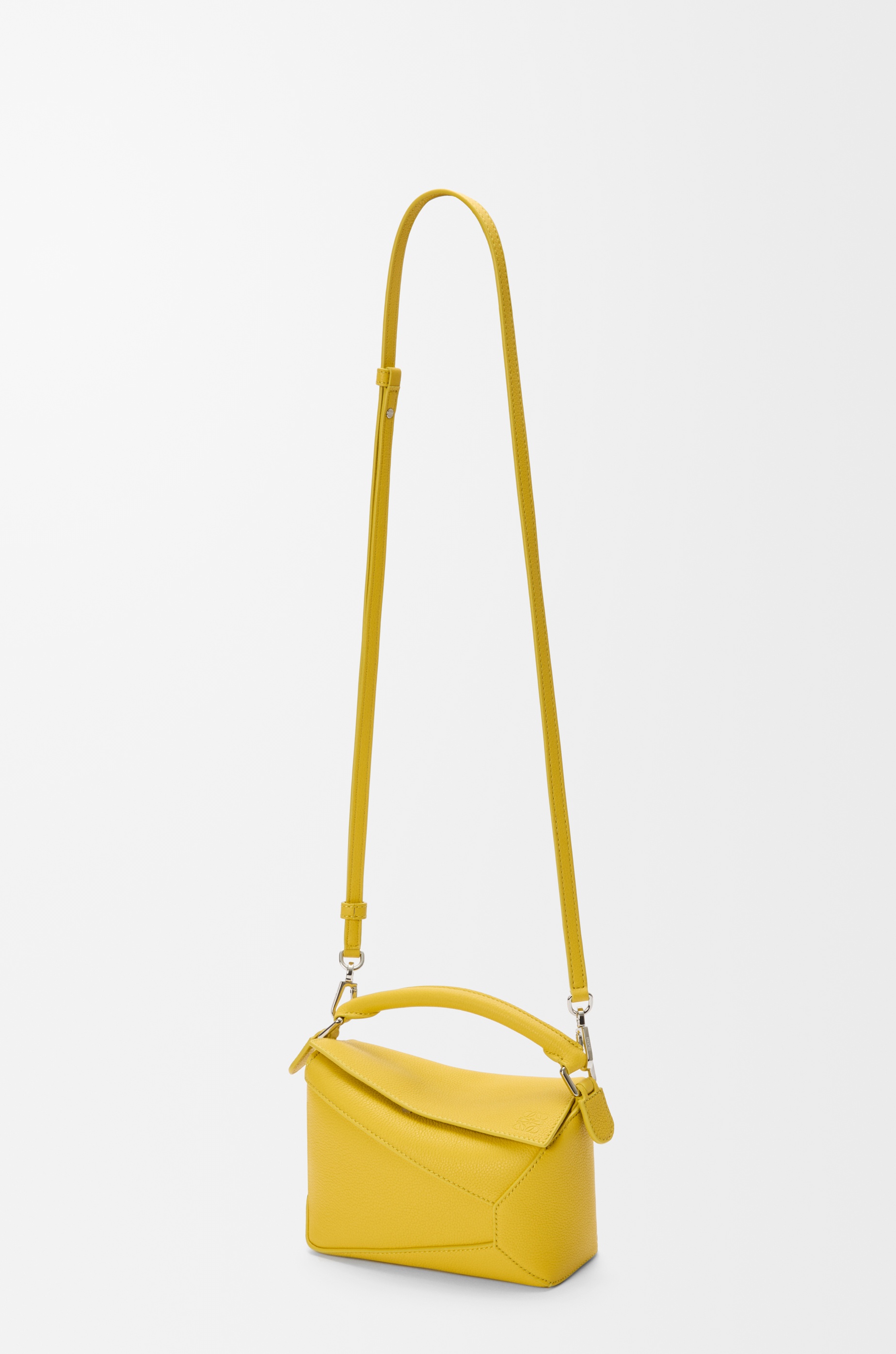 Mini Puzzle Edge bag in soft grained calfskin - 5