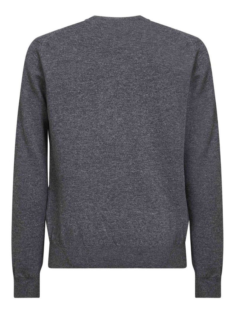 Comme des Garçons PLAY button heart-logo cardigan outlook