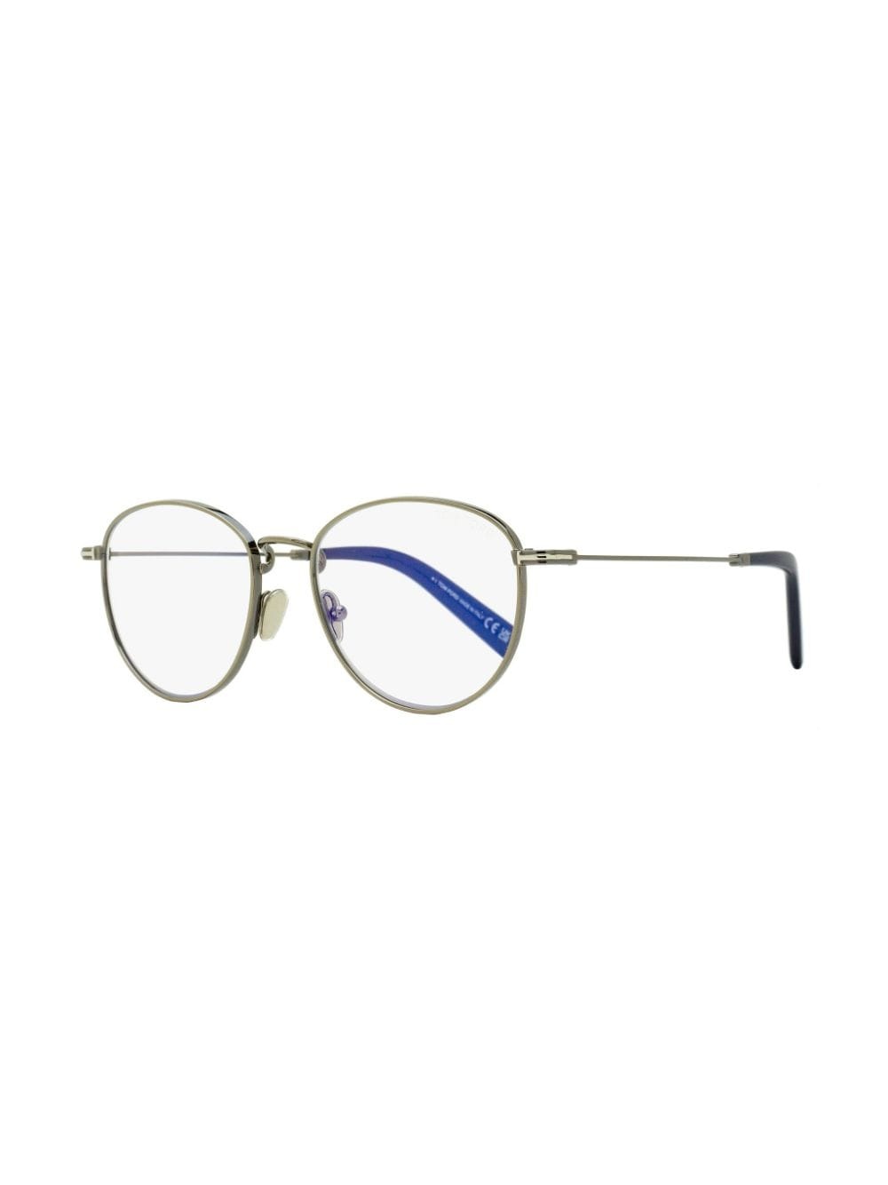 Blue Block round-frame glasses - 2