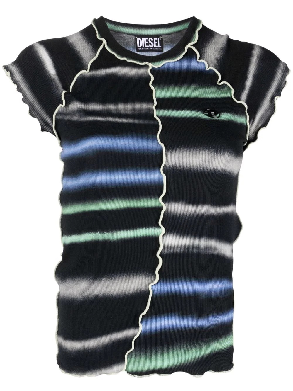 T-Skyover-C1 striped T-shirt - 1