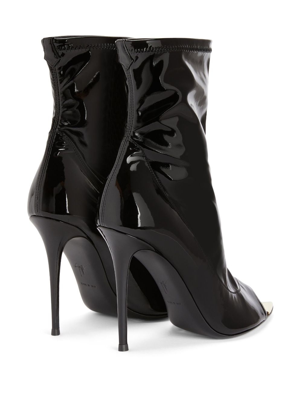 Intriigo 105mm open-toe boots - 3