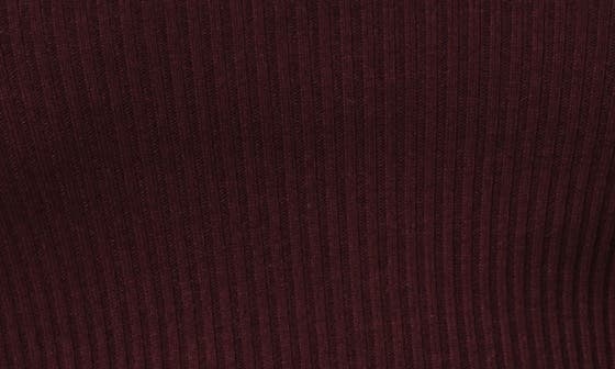 Citizens of Humanity Fellina Rib One-Sleeve Sweater in Burgundy at Nordstrom - 4