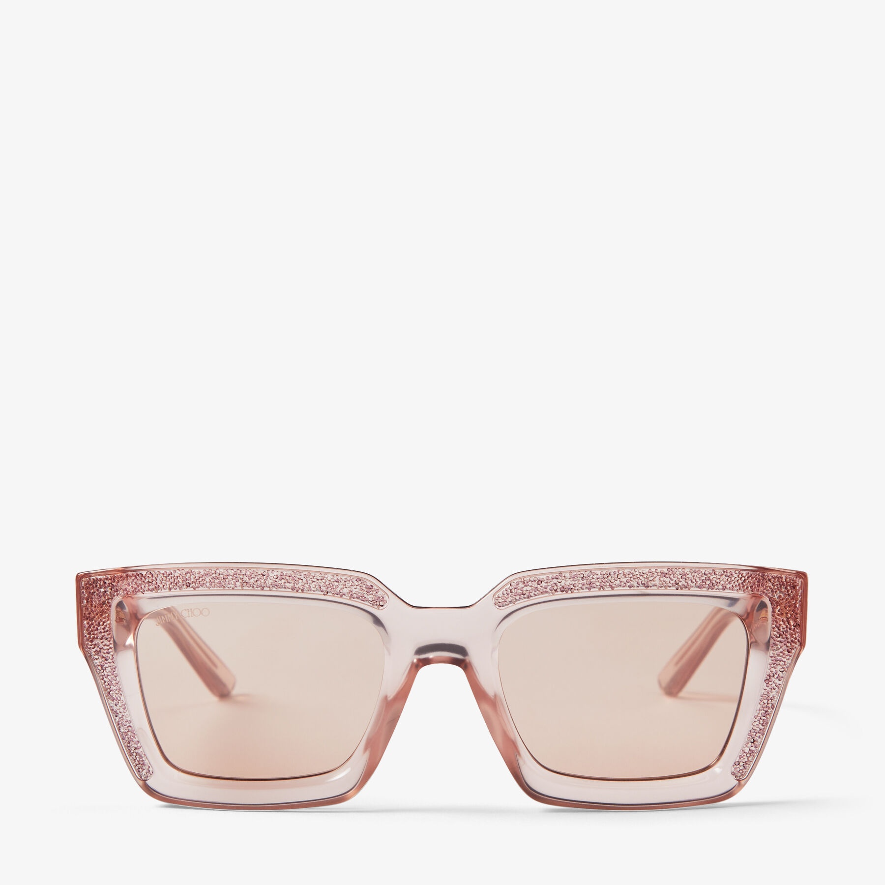Megs
Nude Square Frame Sunglasses with Swarovski Crystals - 1