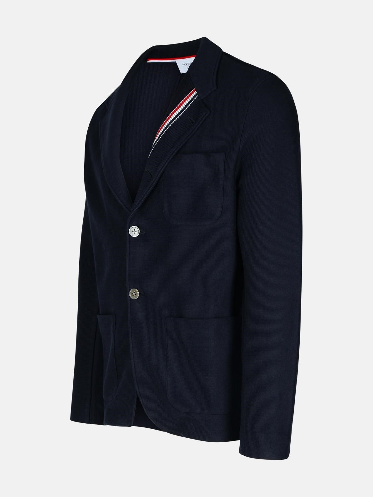 'RWB' NAVY COTTON BLAZER - 2