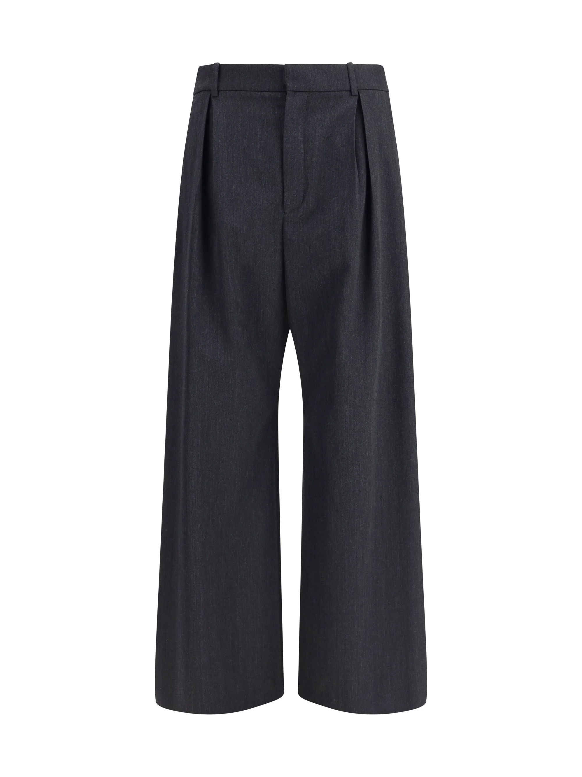 Loewe Men Wool Gabardine Pants - 1