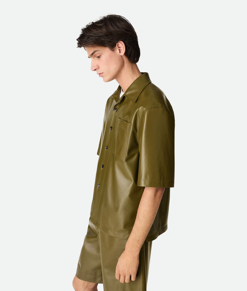 Bottega Veneta Leather Nappa Shirt outlook