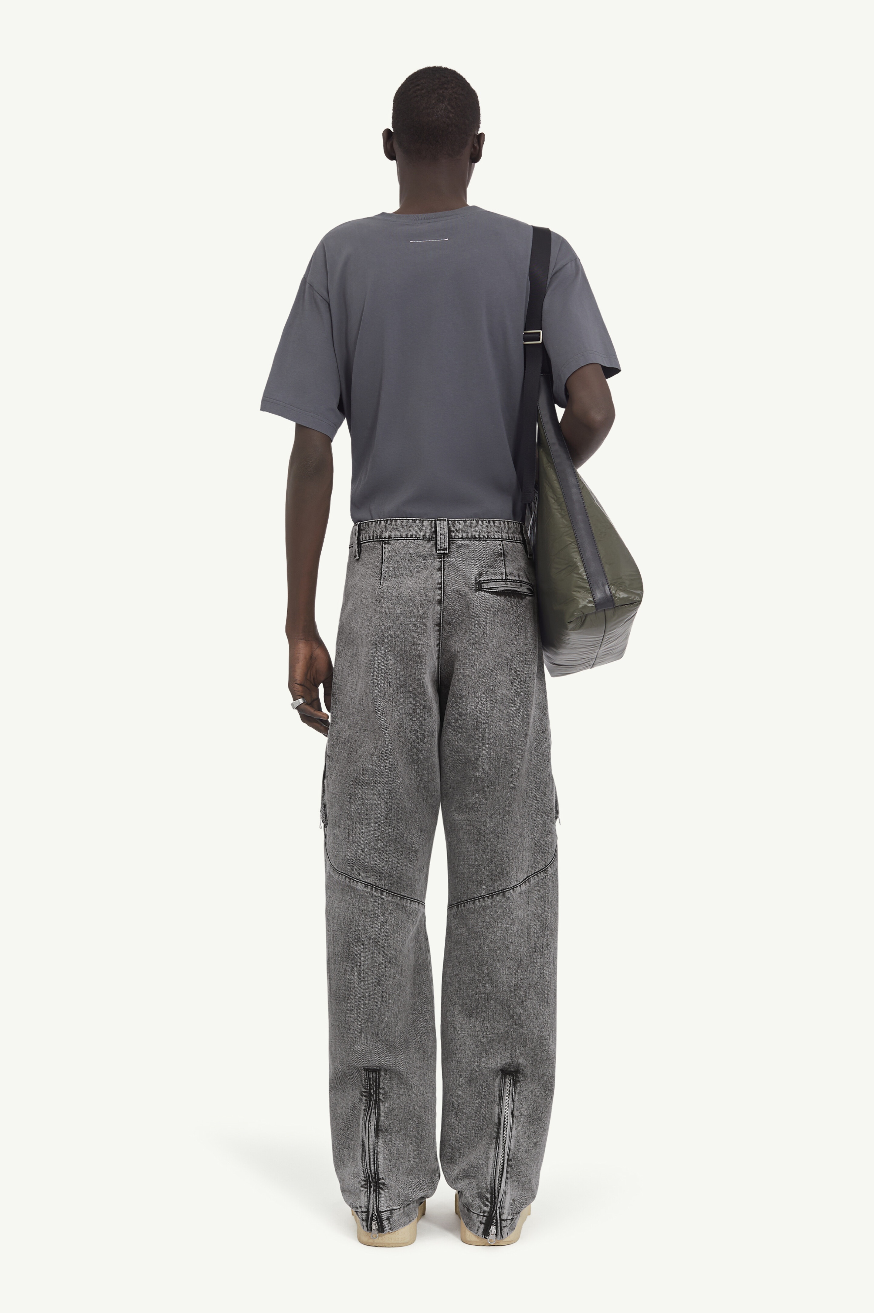 Black Denim Trousers - 4