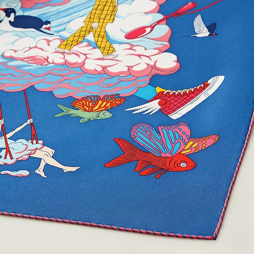 Sur Mon Nuage scarf 90 - 3
