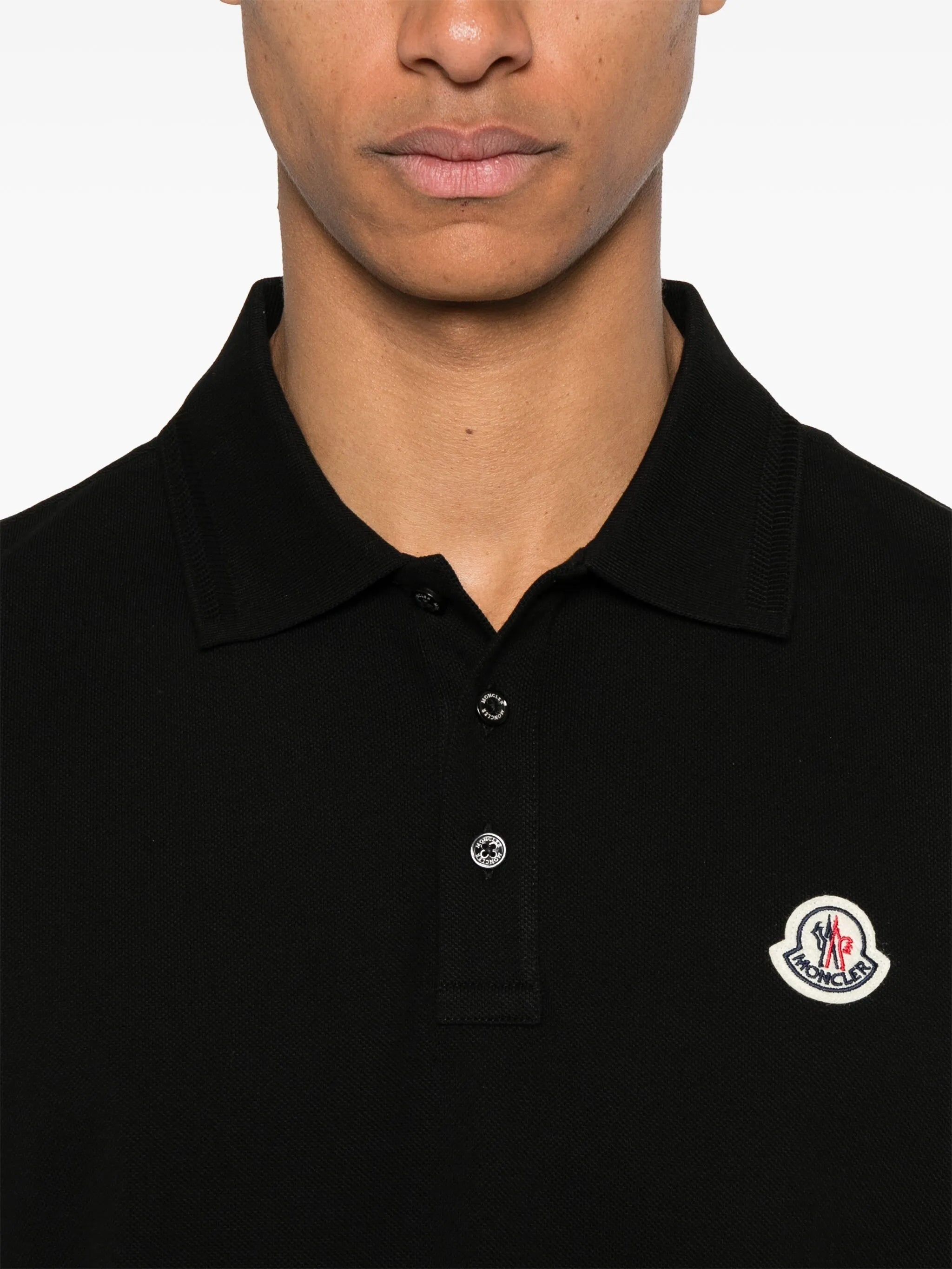 Moncler Logo-appliqué Polo Shirt - 4