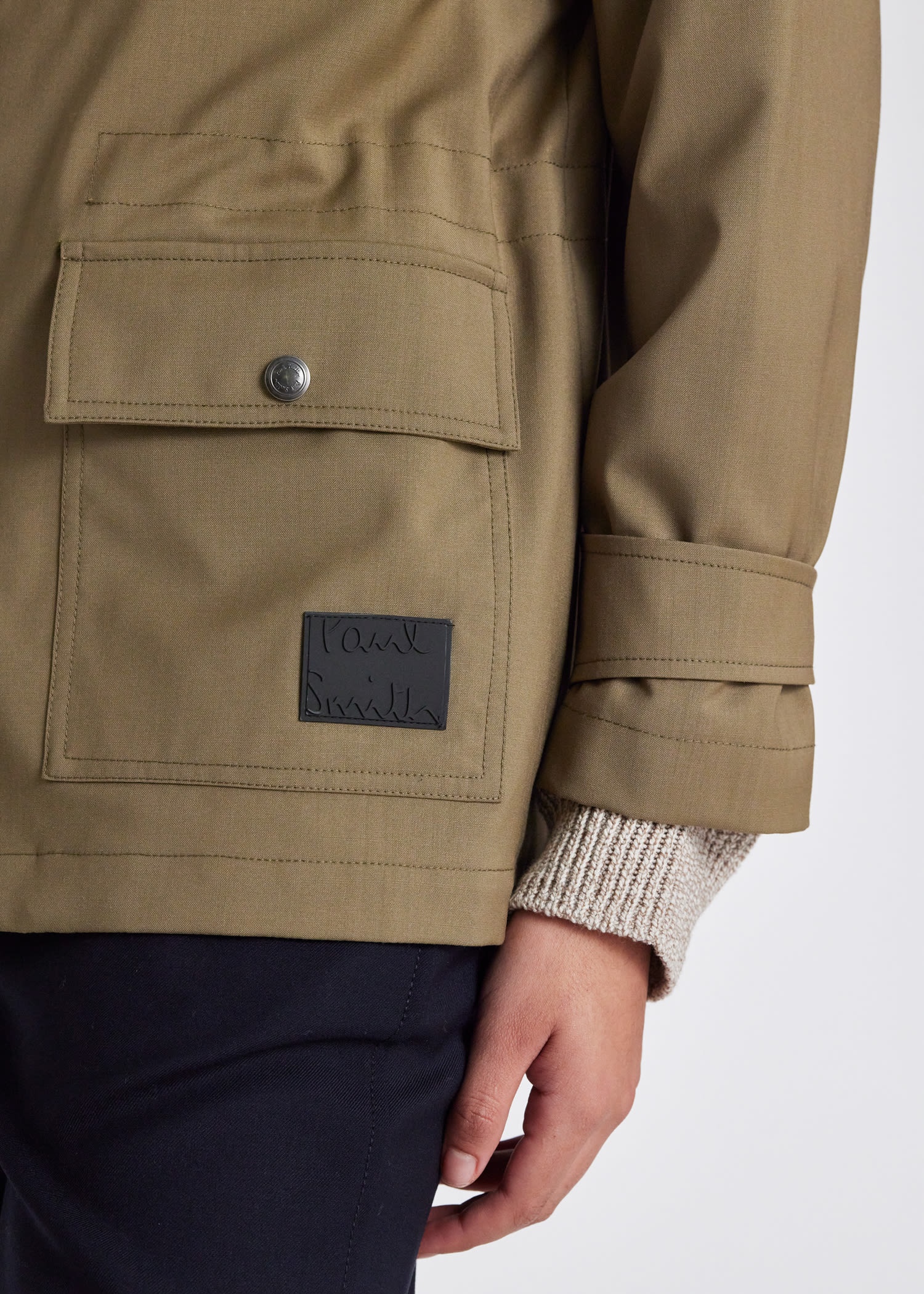 Khaki 'Storm System' Field Jacket - 7